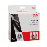 Супер клей Colad Magic Fix, набор: клей 6*10 мл, наполнитель 3*22 гр, перчатки, аппликатор