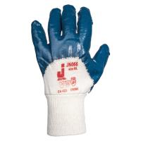 Перчатки защитные нитриловые Jeta Safety с вязаной манжетой