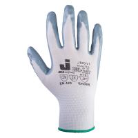 Перчатки нейлоновые с нитриловым покрытием Jeta Safety JN011