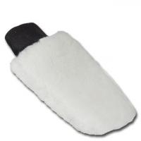 Перчатка из овечьей шерсти GLOVE Lammfell-Handschuh weiß