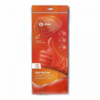 GRASS Перчатки хозяйственные латексные Household Gloves, красные, пара