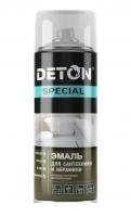 Эмаль Deton Special аэрозольная для ванн и керамики, белая, спрей 520 мл.