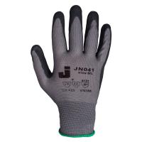 Перчатки нейлоновые с нитриловым покрытием Jeta Safety JN041