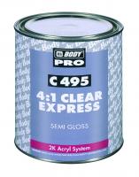 Body 495 Pro лак 2К SR 4:1 Semi Gloss сверхбыстросохнущий, комплект