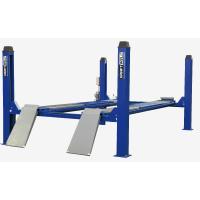 Подъемник четырехстоечный 5500 кг KraftWell KRW5.5WA_blue платформы для сход-развала