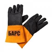 Краги пятипалые спилковые БАРС утепленные (нить Kevlar®, спилок КРС)