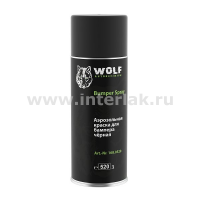 Краска для бампера Wolf, чёрная, 520 мл