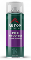 Эмаль акриловая Autop высокоукрывистая №18, High Build Topcoat, черная матовая, уп. 650 мл