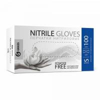GRASS Перчатки нитриловые Nitrile Gloves, бесцветные, 100 шт.
