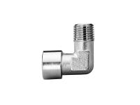 Соединитель-уголок с наружной М 3/8'' и внутренней резьбой F 3/8''