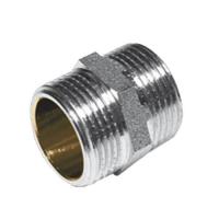 Переходник (соединитель) цилиндрический М 1/2" - М 3/4"