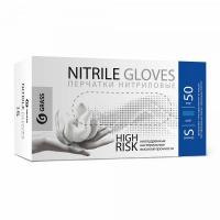 GRASS Перчатки нитриловые Nitrile Gloves High Risk, синие, 100 шт.