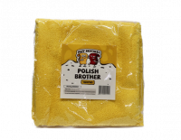Микрофибра для располировки с низким ворсом BUFF BROTHERS POLISH BROTHER GOLD 40x40