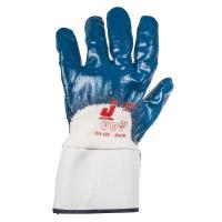 Перчатки защитные нитриловые Jeta Safety с защитной манжетой (крагой)