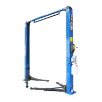Подъемник двухстоечный 4 тонны KraftWell KRW4MU_blue с верхней синхронизацией, электрогидравлический