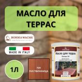 Масло для дерева/террас датское IL Borma Decking Oil 1л., 729 Лиственница 4971IL-LS729