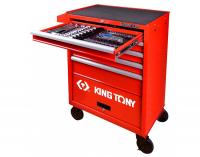 Тележка инструментальная, 5 ящиков и отсек KING TONY 87432-5B