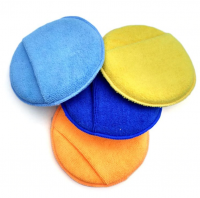ROUND MICROFIBER WAX APP Аппликатор, обтянутый микрофиброй с карманом для руки