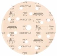 MIRKA Microstar Абразивный круг на плёночной основе, липучка, 150 мм, 15 отверстий