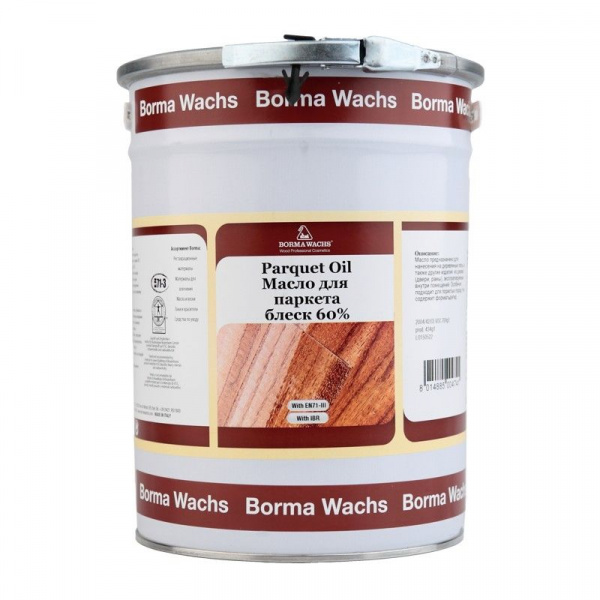 Масло для паркета блеск 60% BORMA PARQUET OIL (20л) 4954-60