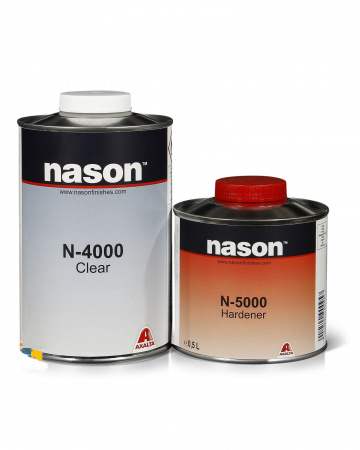 Nason лак N-4000 акриловый MS, комплект 1 л + 0,5 л