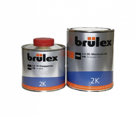 Матовый лак Brulex 2K, комплект