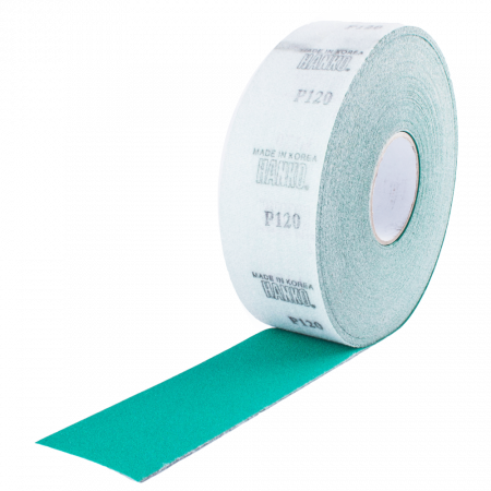 HANKO DC341 Green Film Абразивный материал на плёночной основе в рулоне 115мм x 10м