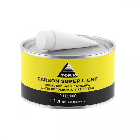 Шпатлевка полиэфирная Carbon Super Light TOP.10