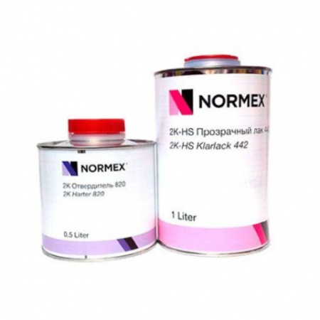 Normex 442 прозрачный лак 2К НS, комплект